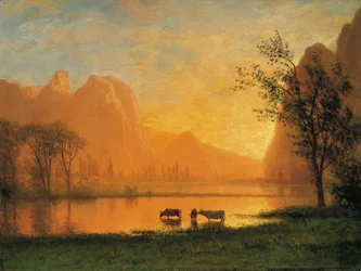 Crépuscule à Yosemite